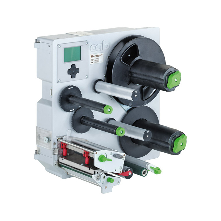 CAB Hermes+打印贴标机为流水线全自动打印贴标而设计